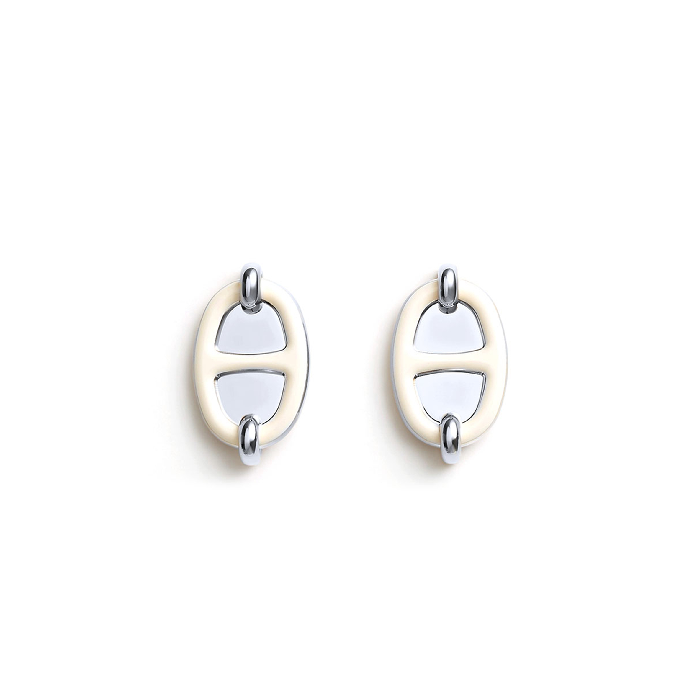 HERMÈS MINI MAILLON EARRINGS H100052FPD3